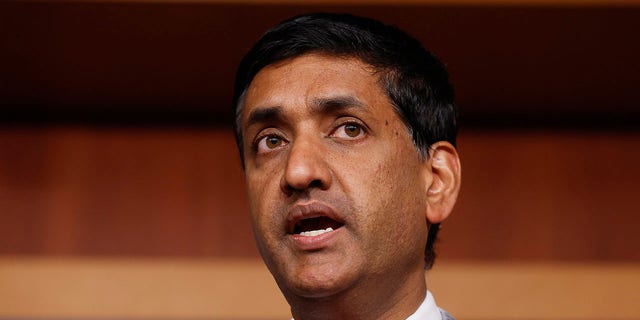 Rep. Ro Khanna speaks during a news conference at the U.S. Capitol on Oct. 12, 2022.. 