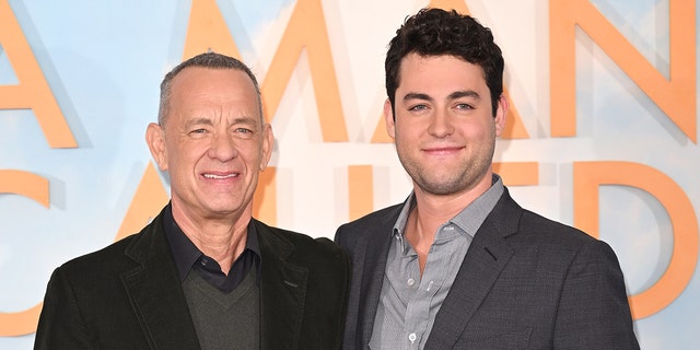 Tom Hanks' son Truman is in the new movie, "A Man Called Otto," with his father. 
