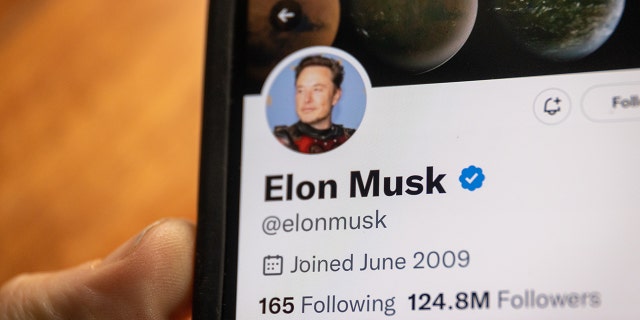 Elon Musk's X account
