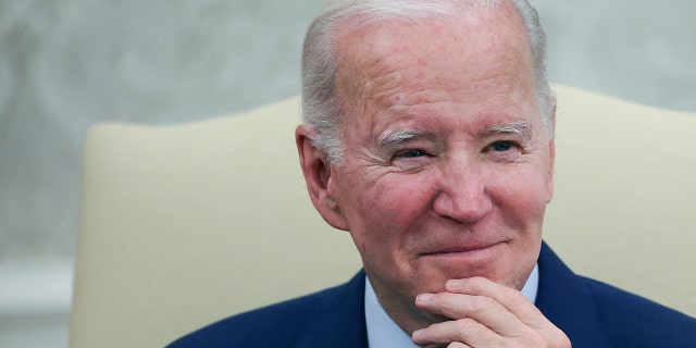 U.S. President Joe Biden in the Oval Office of the White House on January 17, 2023 in Washington, DC.