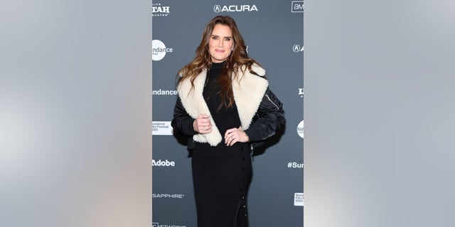 Brooke Shields attends the 2023 Sundance Film Festival in Park City, Utah, on Jan. 20, 2023.