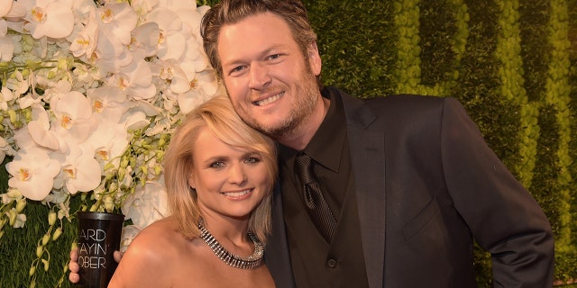 Blake Shelton and Miranda Lambert at Country Awards