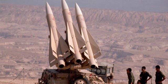 Israeli anti-aircraft Hawk Missile Battery system