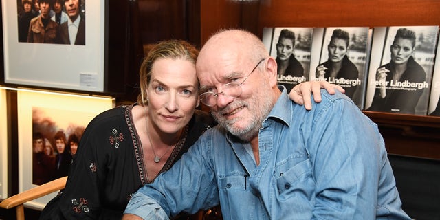 Photographer Peter Lindbergh and Patitz in 2016.