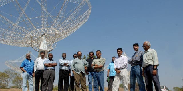 Scientists involved in the GMRT upgradation project.