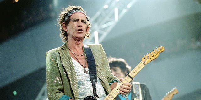 Keith Richards of The Rolling Stones in Amsterdam, Netherlands, on July 31, 2006. "If you don't know the blues … there's no point in picking up the guitar and playing rock ‘n’ roll," Richards has said. 