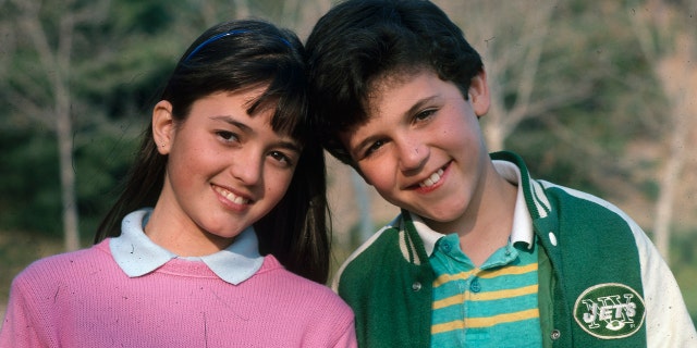 Danica McKellar, left, and Fred Savage played love interests on the show.