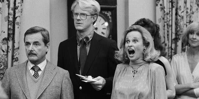 Bonnie Bartlett Daniels, right, made her mark in the medical drama "St. Elsewhere" alongside her husband, William Daniels, left.