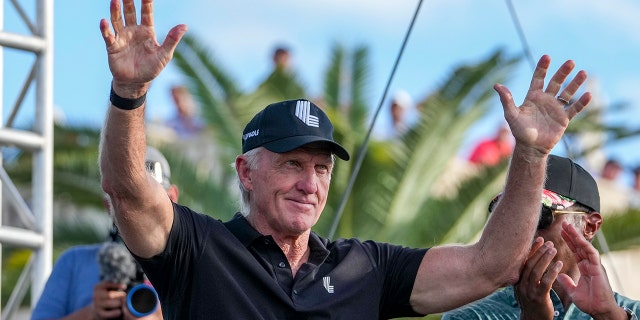 Greg Norman at LIV in Florida