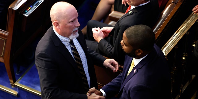 Rep. Chip Roy, R-Texas, left, will have a seat on the House Rules Committee.