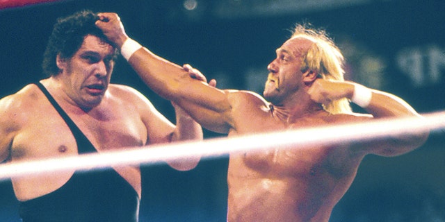 Hulk Hogan vs. Andre the Giant Wrestlemania Vl 27 de março de 1988 no Historic Convention Hall em Atlantic City, Nova Jersey, 22 de março de 1988.