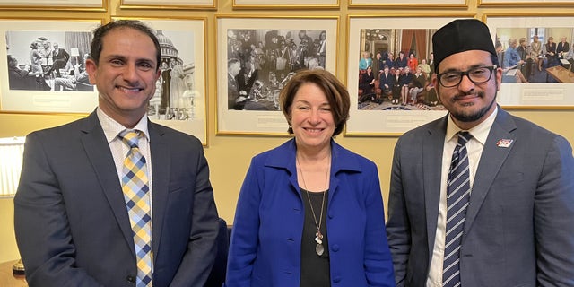 Sen. Amy Klobuchar, D-Minn., meets with IRF advocates. (IRF Summit)