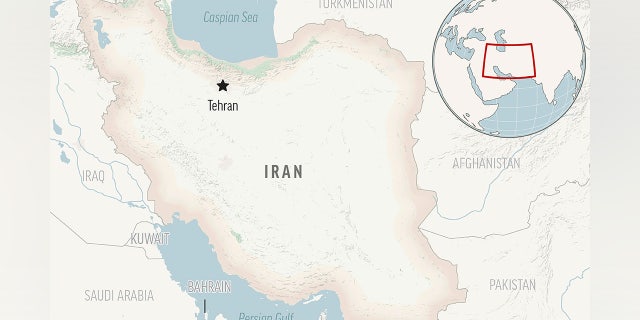 Tehran locator map