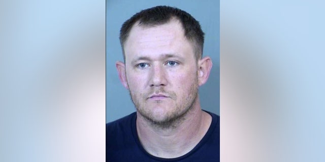 Ivon Adams, 35, was arrested in Phoenix on a charge of acting as a fugitive from justice.