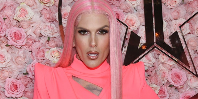 Jeffree Star attends the Jeffree Star Skin Launch Party at Harriet's Rooftop on February 22, 2022 in West Hollywood, California.