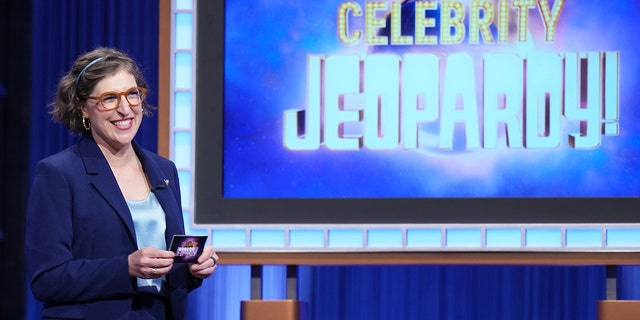 Mayim Bialik hosts "Celebrity Jeopardy!" and is currently hosting a three-week High School Reunion Tournament special on the popular game show.
