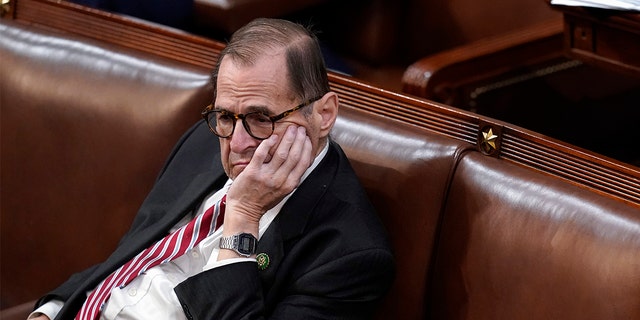 New York Democratic Rep.  Jerry Nadler appears on the House floor