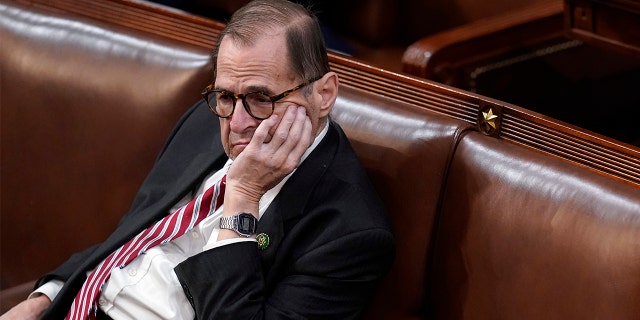 New York Democratic Rep.  Jerry Nadler appears on the House floor