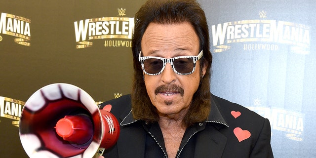  Jimmy Hart attends the WrestleMania Launch Party at SoFi Stadium on August 11, 2022 in Inglewood, California.