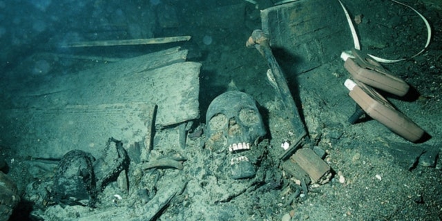 Underwater excavations of the ship Kronan