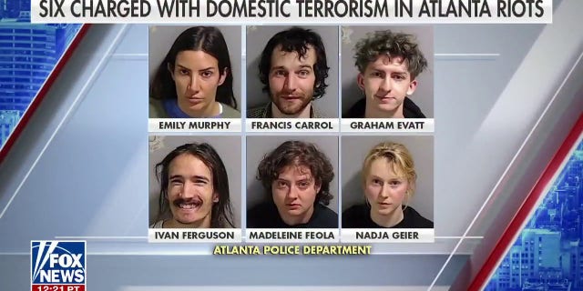 6 individuals were charged with domestic terrorism-related offenses following anti-police riots in Atlanta