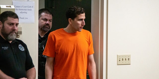 Bryan Kohberger enters a courtroom in Moscow, Idaho, on Jan. 12, 2023 for a status hearing. The accused murderer waived his right to a quick preliminary hearing and will appear in court again on June 26.