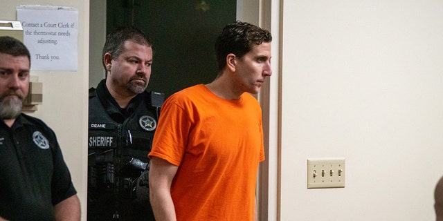 Bryan Kohberger enters a courtroom in Moscow, Idaho January 12, 2023 for a status hearing. 