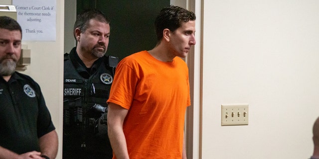 Bryan Kohberger enters a courtroom successful Moscow, Idaho January 12, 2023 for a position hearing.