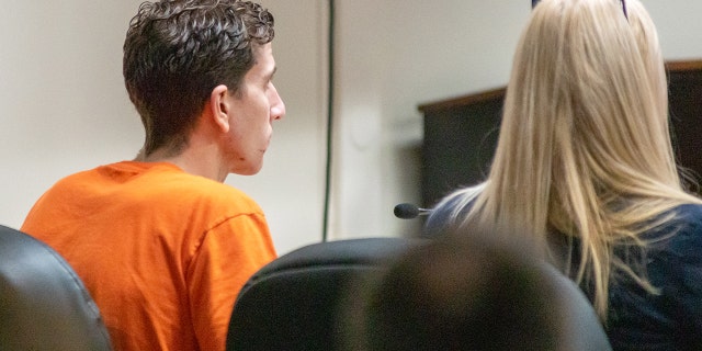 Bryan Kohberger, with small cuts visible on his face, listens during a status hearing in Moscow, Idaho, on Jan. 12. The accused murderer waived his right to a quick preliminary hearing and will appear in court again on June 26.
