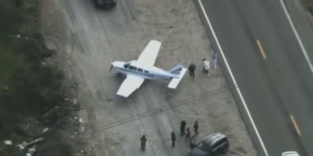 No one was injured after Brock Peters, 18, landed his disabled plane on the shoulder of a California road.