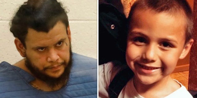 Kareem Leiva, an illegal immigrant from El Salvador, is accused of the torture and murder of 10-year-old California boy Anthony Avalos, right.