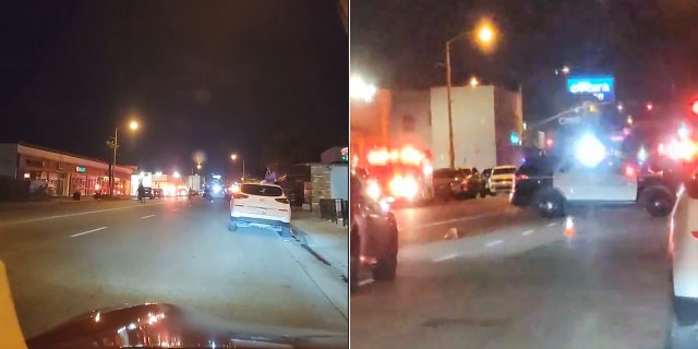 A heavy police presence was reported in Monterey Park, California on Saturday night amid reports of a possible mass shooting.