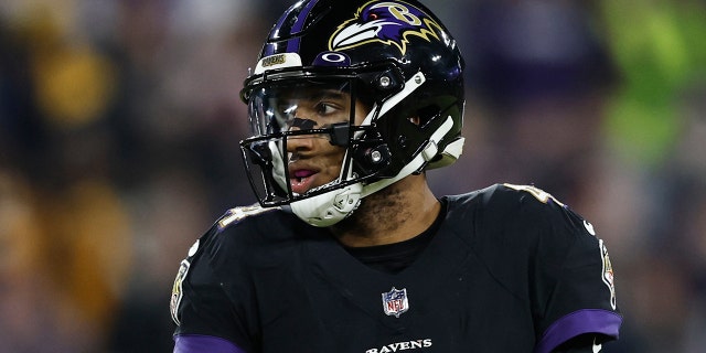 Marlon Humphrey of the Ravens during the Pittsburgh Steelers game on Jan. 1, 2023, in Baltimore, Maryland.