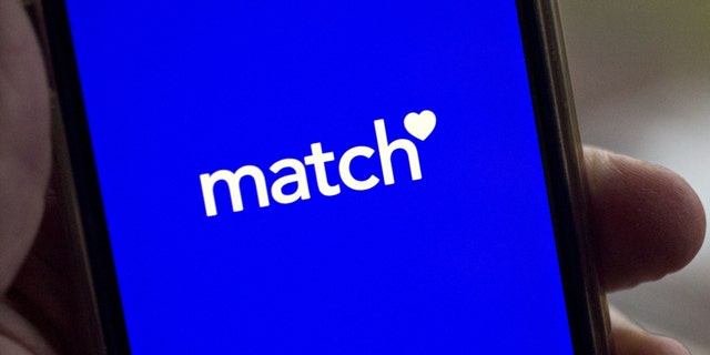 The Match dating app is shown on an Apple Inc. iPhone in a photo taken in Washington, DC, U.S., Monday, Nov. 5, 2018. 