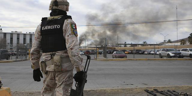 Mexican soldiers and state police regained control of a state prison in Ciudad Juarez across the border from El Paso, Texas after violence broke out early Sunday, according to state officials.
