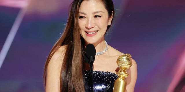 Michelle Yeoh won Golden Globe for best actress in "Everything Everywhere All at Once."