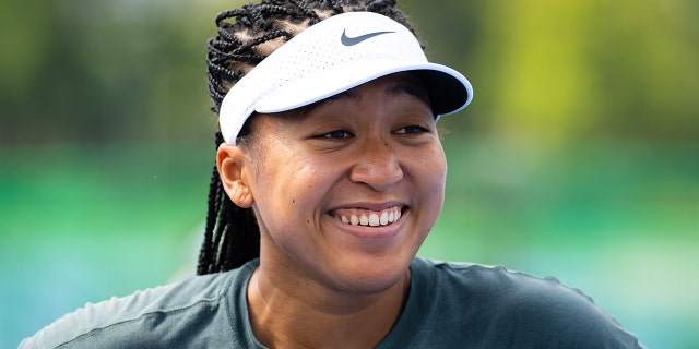 Naomi Osaka smiles