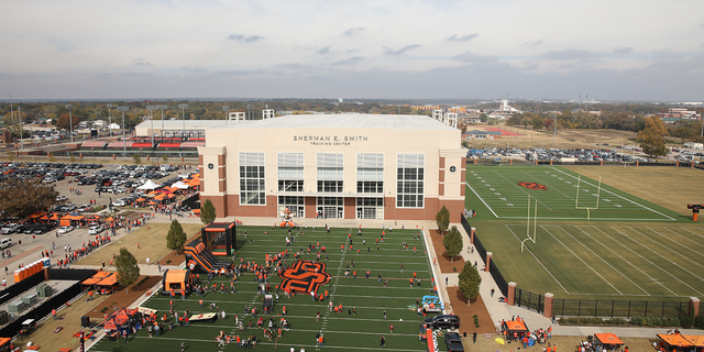 Sherman E. Smith training center on the campus of the Oklahoma State Cowboys. (Photo by David Stacy/Icon Sportswire via Getty Images)