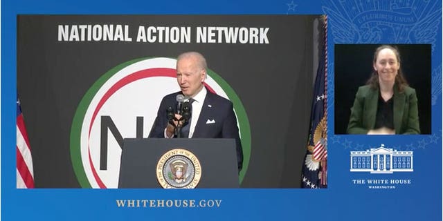President Biden sings 