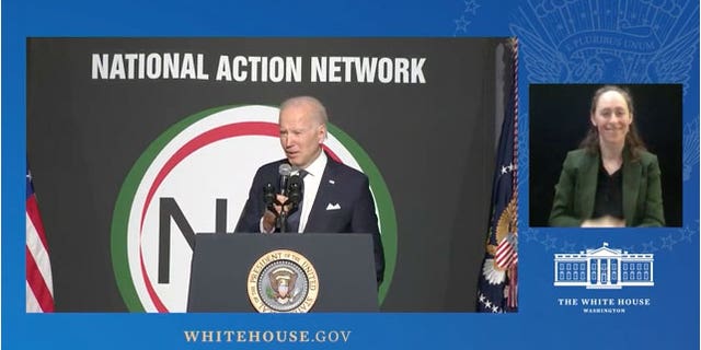 President Biden sings