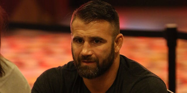 LAS VEGAS, NV - JUNE 19: Former mixed martial artist Phil Baroni competes in the Raising the Stakes for Cerebral Palsy Celebrity Poker tournament at Planet Hollywood Resort & Casino hosted by the One Step Closer Foundation to raise money and awareness for people with cerebral palsy on June 19, 2015 in Las Vegas, Nevada. 