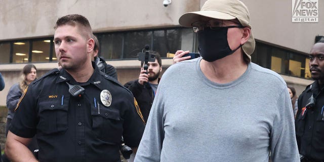 Bryan Kohberger's father, Michael Kohberger, exits Monroe County Courthouse in Stroudsburg, Pennsylvania, on Jan. 3, 2023, after his son's extradition hearing.