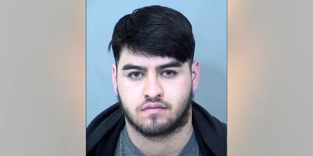 Goodyear, Arizona Police arrested Raul Mena, 24, for allegedly exposing himself to employees at Bikini Bean Coffee.