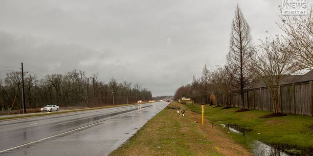 General view of the 8800 block on Burbank Drive in Baton Rouge, Louisiana on Tuesday, Jan. 24, 2023. Madison Brooks was fatally struck in this approximate location on Jan. 15, 2023. 