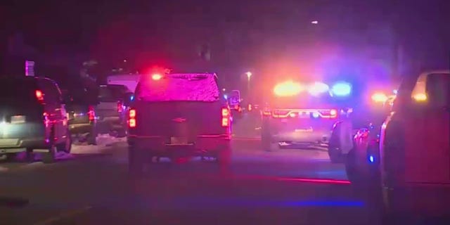 A police officer and two suspects were injured in a shooting in Reno, Nevada, on Sunday, according to officials.