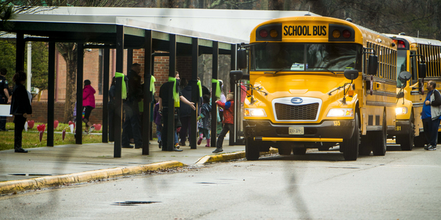 Virginia teacher emails reveal 'behavioral difficulties' with 6-year-old who shot her: report Students exit a school bus during the first day back to Richneck Elementary School on Monday Jan. 30, in Newport News, Virginia.
