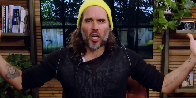 Russell Brand unleashed a lengthy tirade against Biden's new chief of staff.