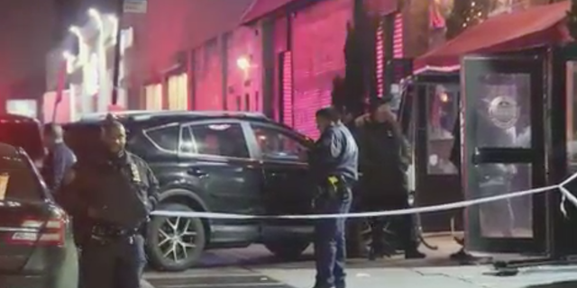 SUV crashes into Manhattan restaurant Inwood Bar & Grill on January 2, 2023.
