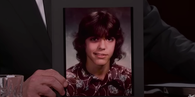 George Clooney explained that this childhood photo shows that he suffered from Bell’s palsy as a child, which caused half of his face to be paralyzed. 