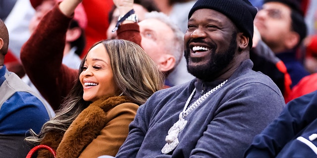 Shaquille O'Neal attends a game between the Houston Rockets and the Dallas Mavericks at Toyota Center on Dec. 23, 2022 in Houston.